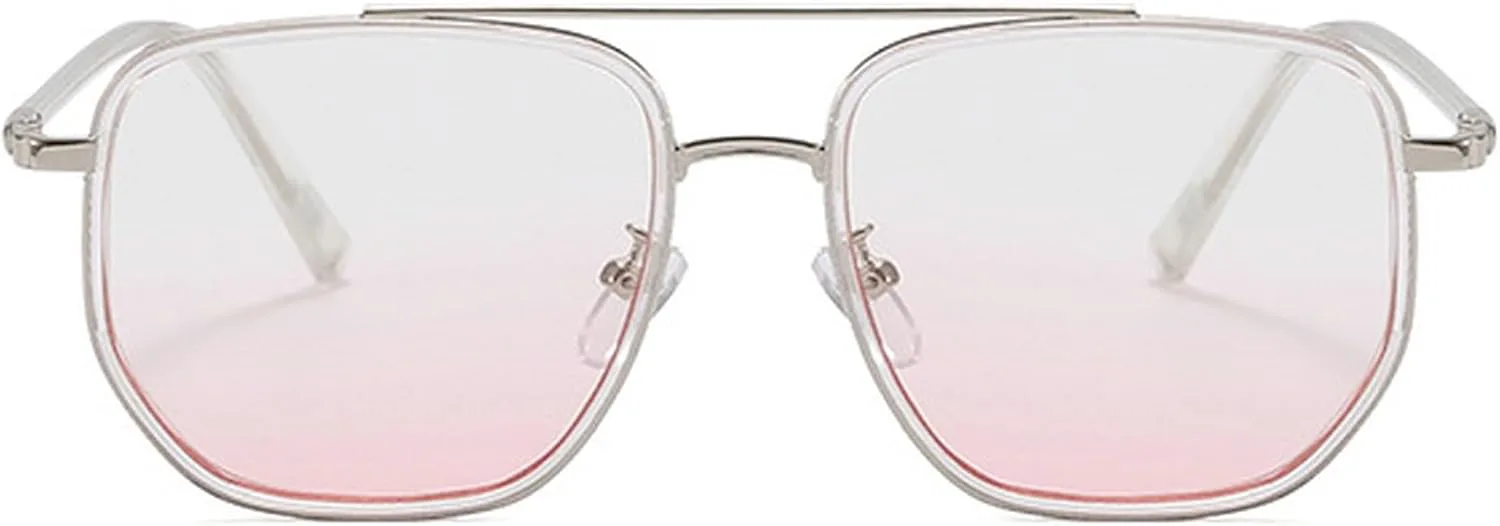 Винтажные солнцезащитные очки-пилот в большой оправе с двойным дужком, для мужчин и женщин, цвет шампанского, квадратные, для улицы, N45 mincl, Silver Gradient Pink
Винтажные солнцезащитные очки-пилот в большой оправе с двойным дужком, для мужчин и женщин, цвет шампанского, квадратные, для улицы, N45 mincl, Silver Gradient Pink