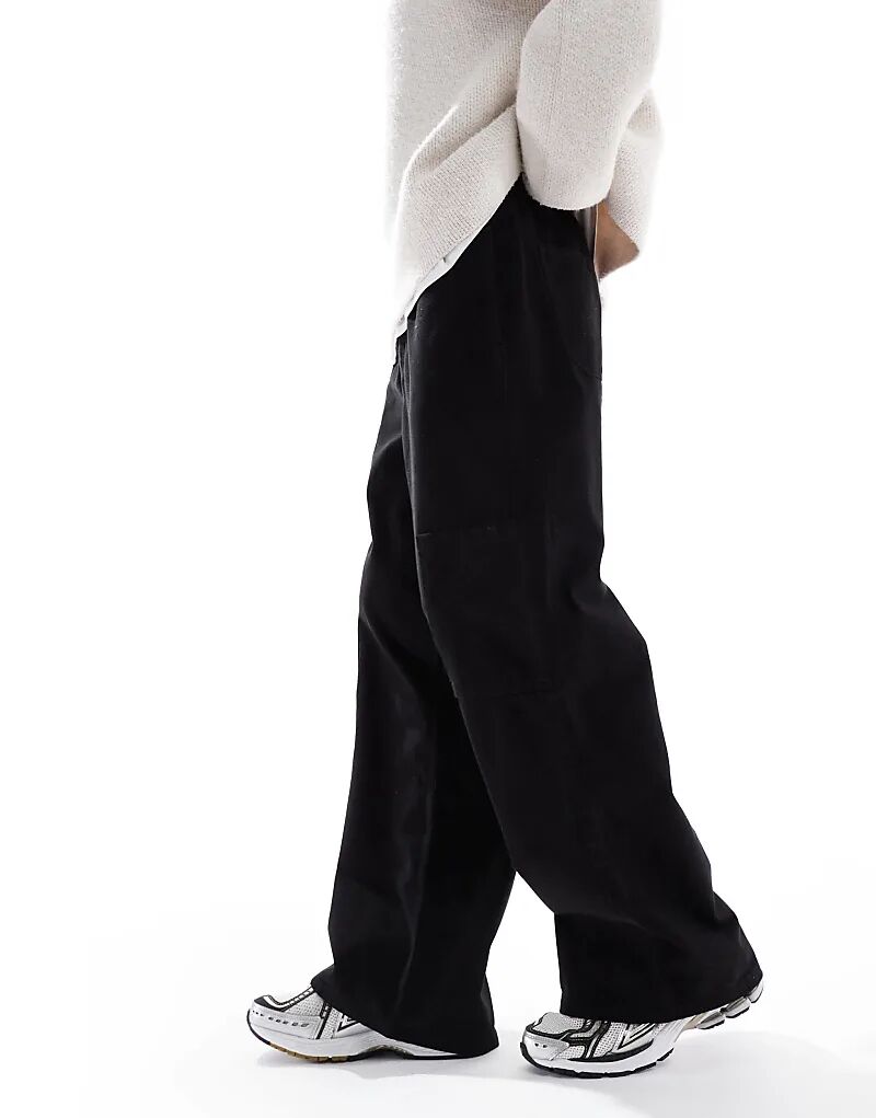 Супер мешковатые брюки-карго ASOS DESIGN черного цвета
Супер мешковатые брюки-карго ASOS DESIGN черного цвета