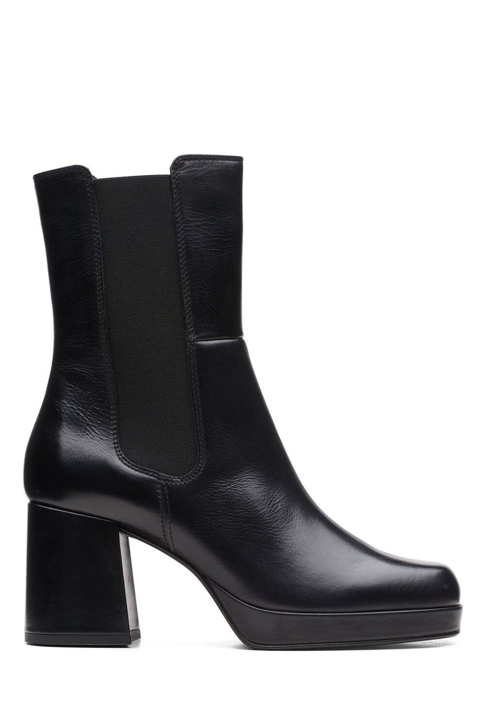 Кожаные ботильоны Pique Up Clarks, черный 
Кожаные ботильоны Pique Up Clarks, черный