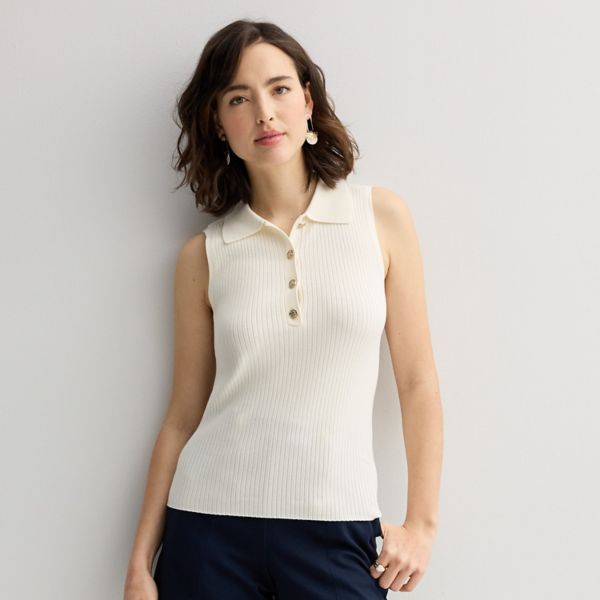 Женский свитер-майка с воротником-стойкой Nine West, цвет daisy dew
Женский свитер-майка с воротником-стойкой Nine West, цвет daisy dew