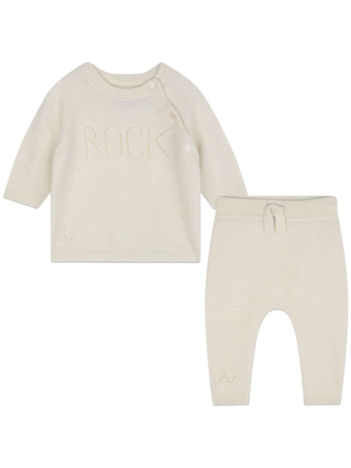 Комплект брюк с длинными рукавами Zadig & Voltaire Kids, нейтральный цвет 
Комплект брюк с длинными рукавами Zadig & Voltaire Kids, нейтральный цвет