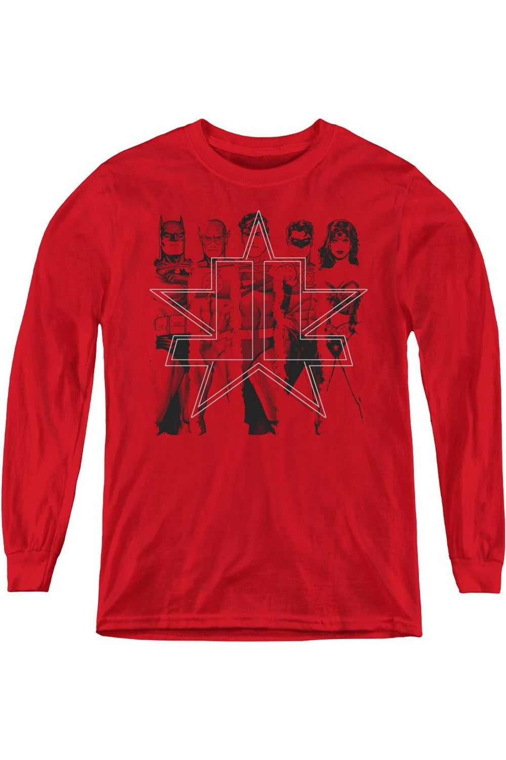 Футболка с длинным рукавом для подростков "Лига справедливости Америки" Five Stars Gildan, красный
Футболка с длинным рукавом для подростков "Лига справедливости Америки" Five Stars Gildan, красный