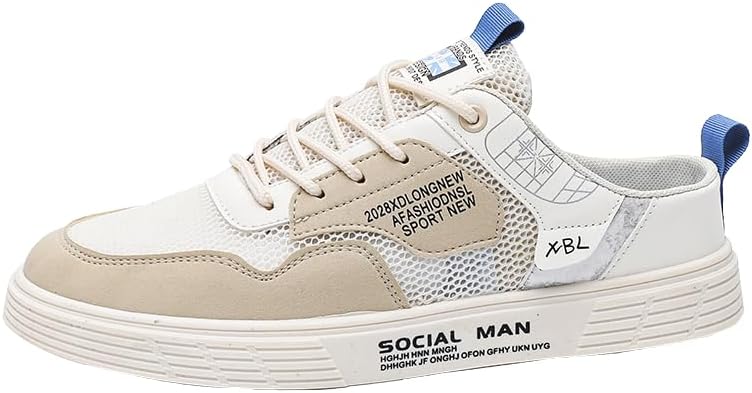 Мужские слипоны-мюли Полупроспортивные кроссовки, повседневная обувь для прогулок на улице, кроссовки без задника, обувь с открытой пяткой Hhhchpm, бежевый
Мужские слипоны-мюли Полупроспортивные кроссовки, повседневная обувь для прогулок на улице, кроссовки без задника, обувь с открытой пяткой Hhhchpm, бежевый