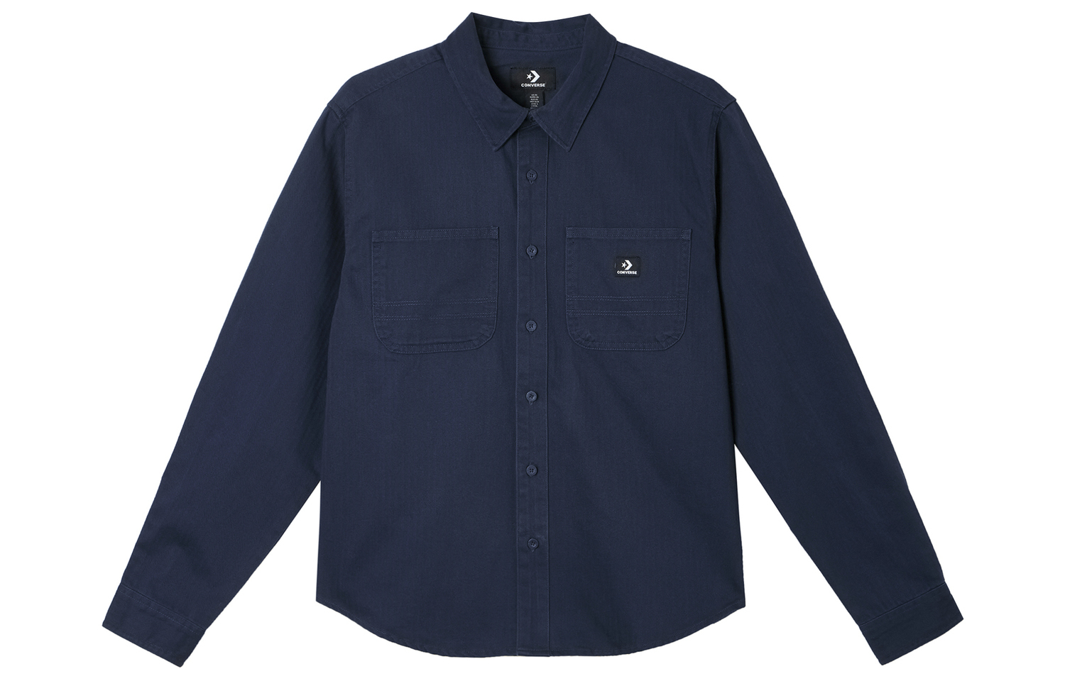 Выстиранная Тканевая Рубашка на Пуговицах Converse, Темно-Синий
Выстиранная Тканевая Рубашка на Пуговицах Converse, Темно-Синий