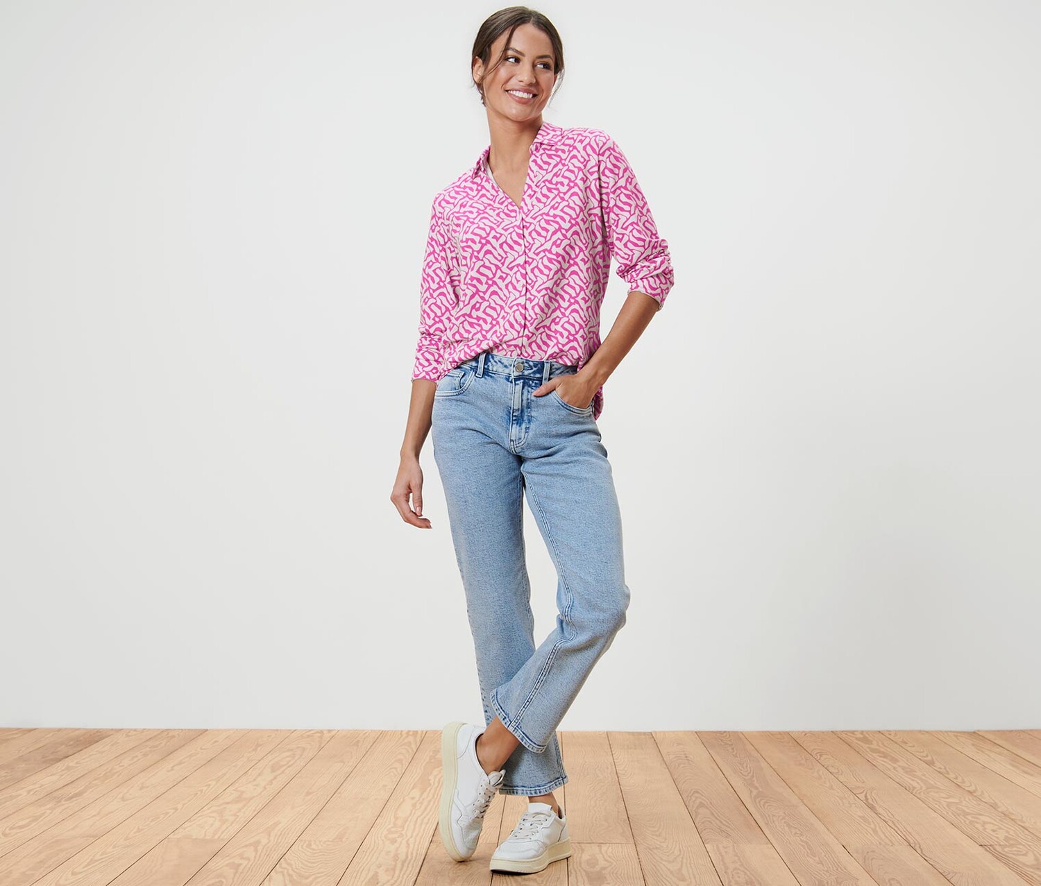 Блузка-рубашка с планкой на пуговицах Tchibo
Блузка-рубашка с планкой на пуговицах Tchibo