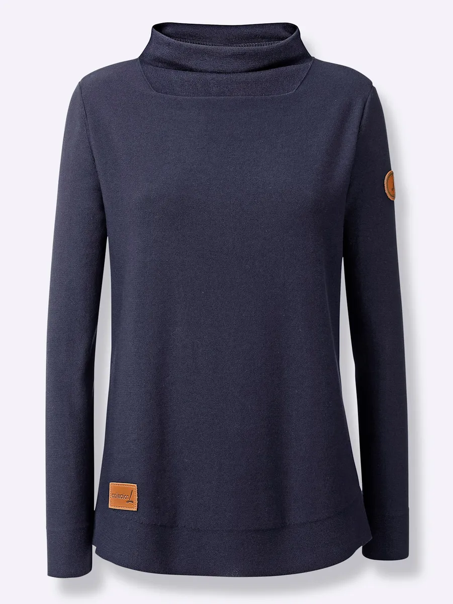 Повседневный образ Вязаный джемпер "Пуловер" Casual Looks, цвет морской волны 
Повседневный образ Вязаный джемпер "Пуловер" Casual Looks, цвет морской волны