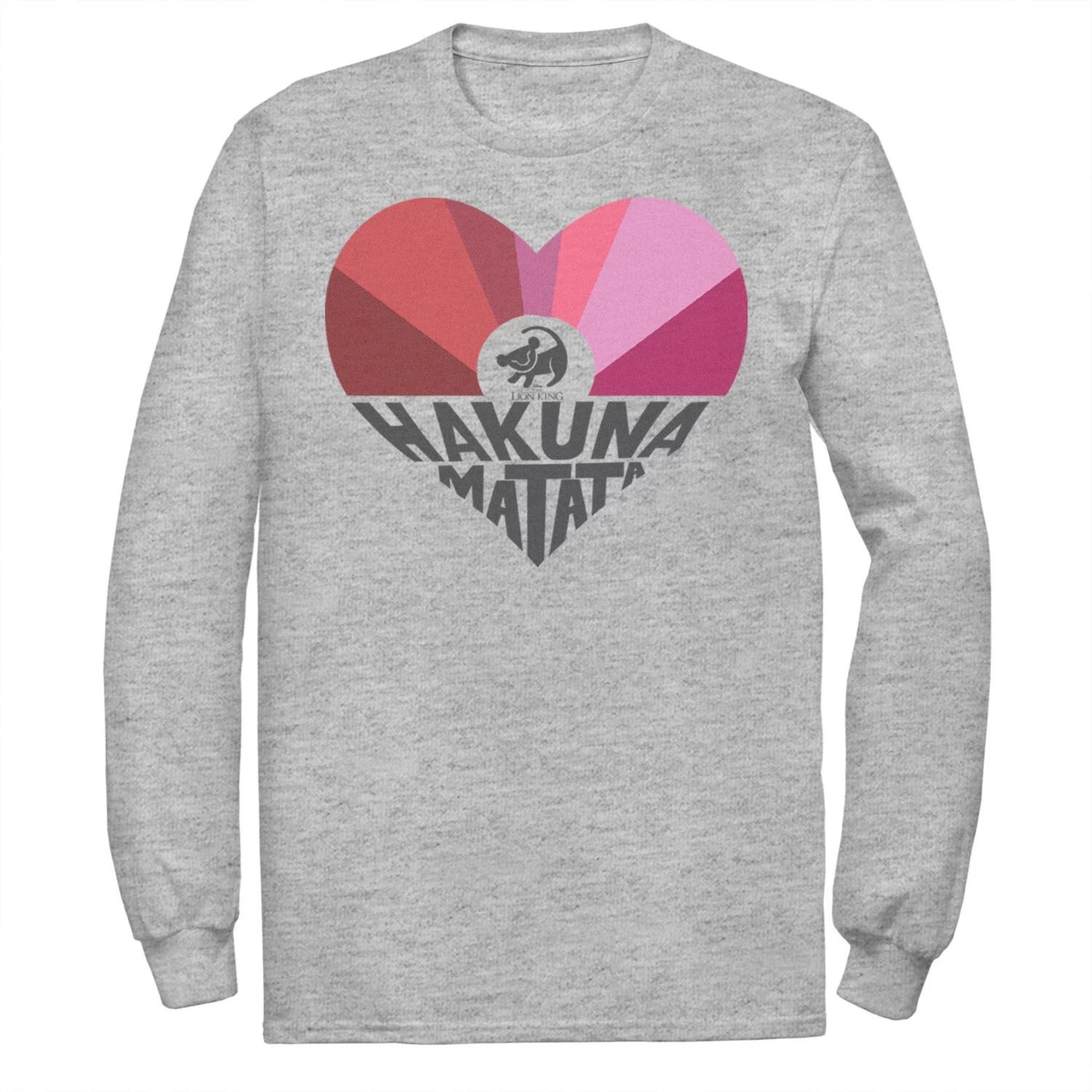 Мужская футболка с сердечком Disney King Lion Simba Hakuna Matata Licensed Character
Мужская футболка с сердечком Disney King Lion Simba Hakuna Matata Licensed Character