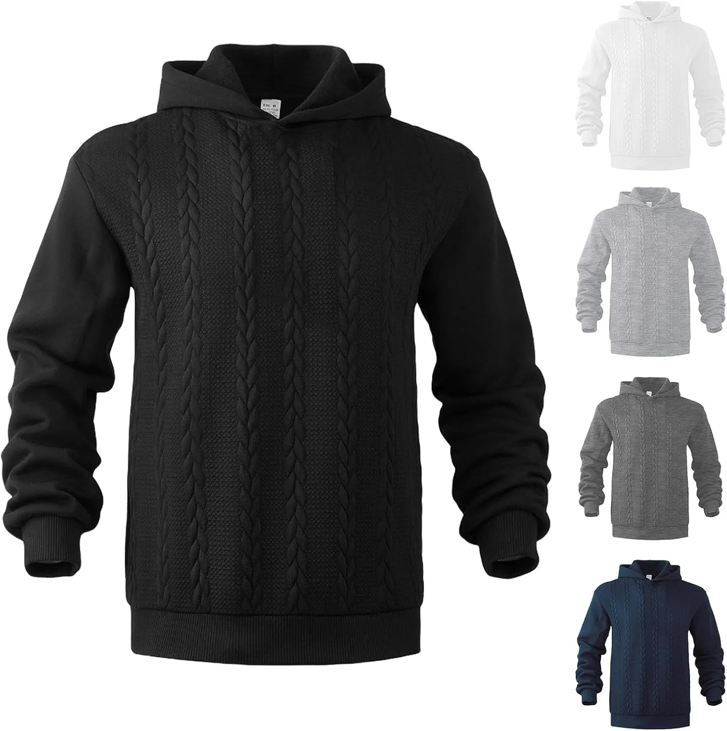 Мужская вязаная толстовка Wankang с капюшоном, джерси, с длинным рукавом, для зимы
Мужская вязаная толстовка Wankang с капюшоном, джерси, с длинным рукавом, для зимы