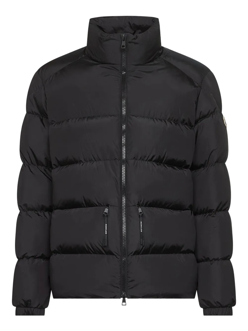 Стеганая куртка с высоким воротником Moncler, черный
Стеганая куртка с высоким воротником Moncler, черный