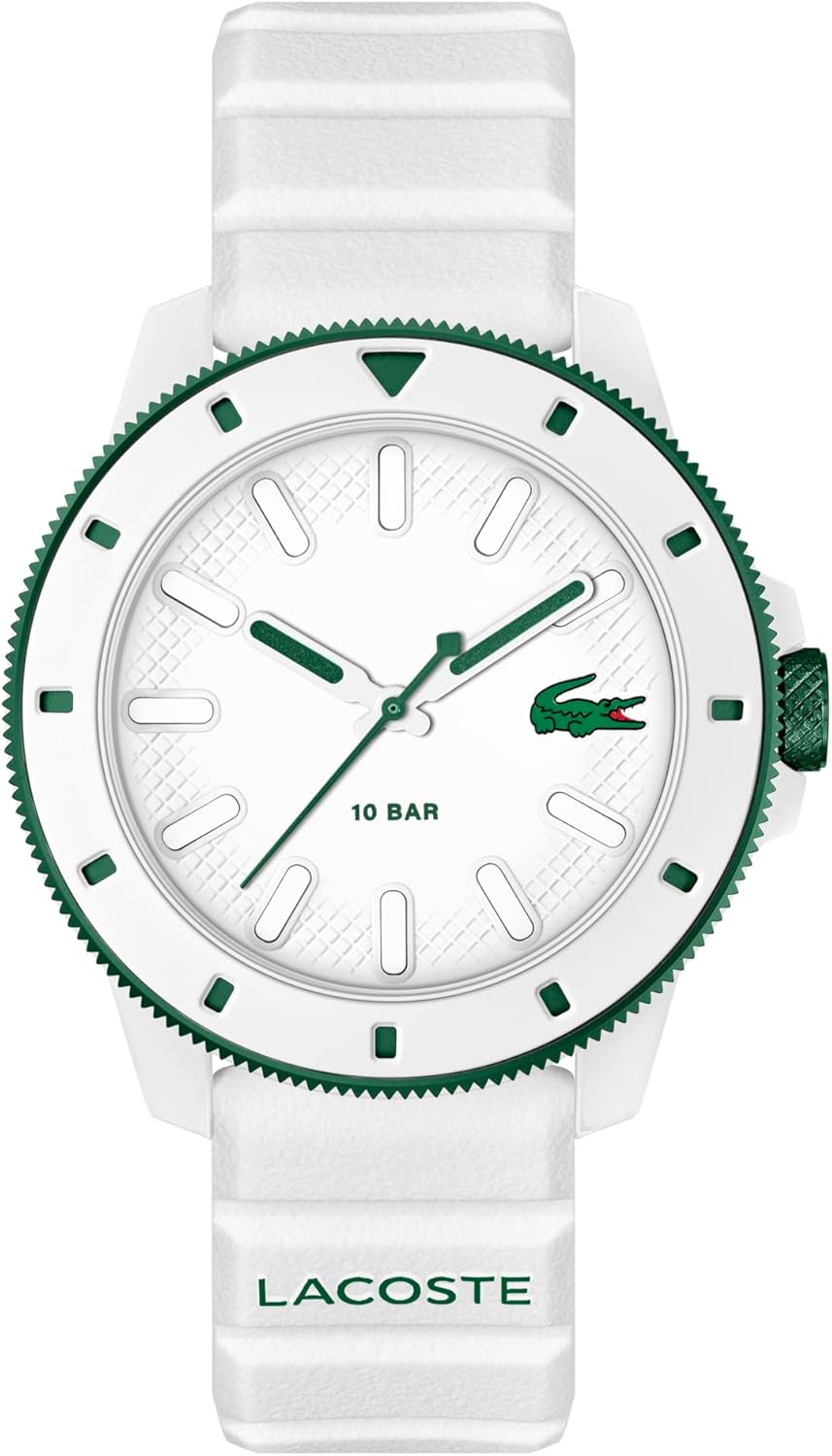 Lacoste.12.12 Scuba мужские часы 3H Quartz, силиконовый ремешок - современный, классический хронометр - подарок для него, 43mm, White
Lacoste.12.12 Scuba мужские часы 3H Quartz, силиконовый ремешок - современный, классический хронометр - подарок для него, 43mm, White