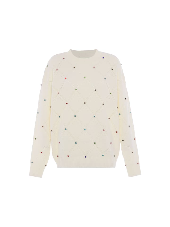 Женский свитер в цвете кремовый faina
Женский свитер в цвете кремовый faina