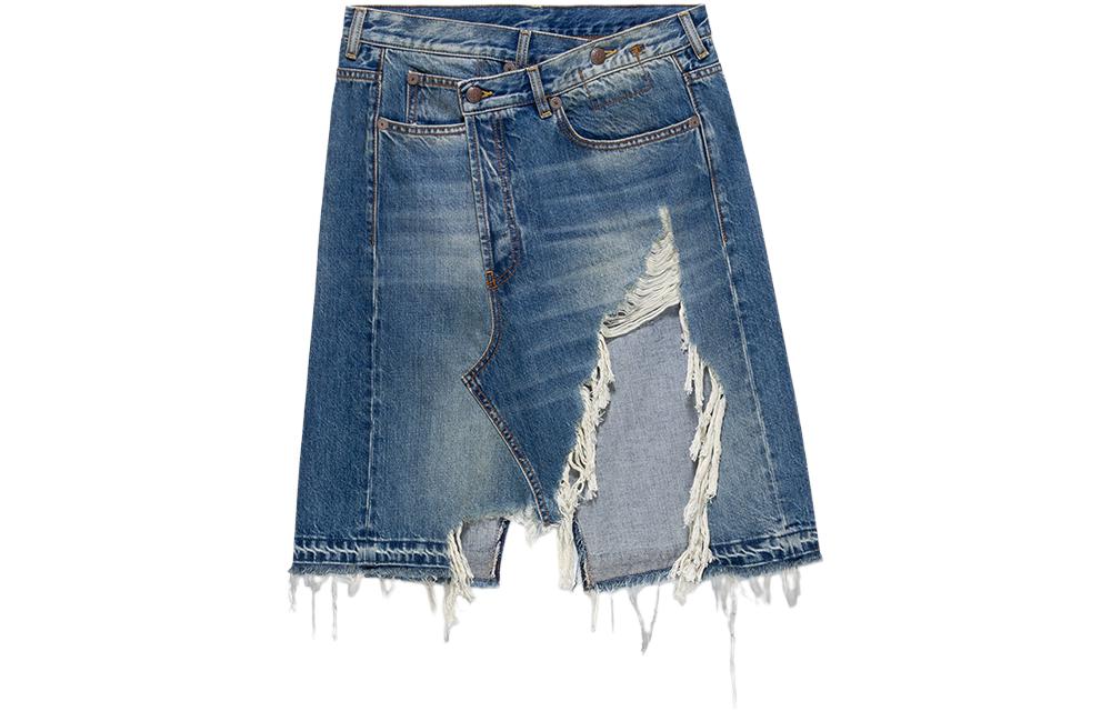 Джинсовая короткая юбка женская синяя R13
Джинсовая короткая юбка женская синяя R13