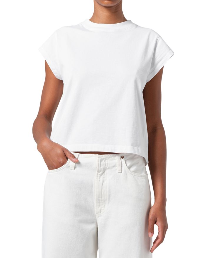 Футболка с короткими рукавами Bryce AGOLDE, белый
Футболка с короткими рукавами Bryce AGOLDE, белый