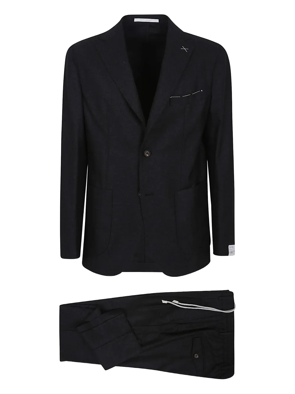 Однобортный пиджак с завязками Eleventy, черный
Однобортный пиджак с завязками Eleventy, черный