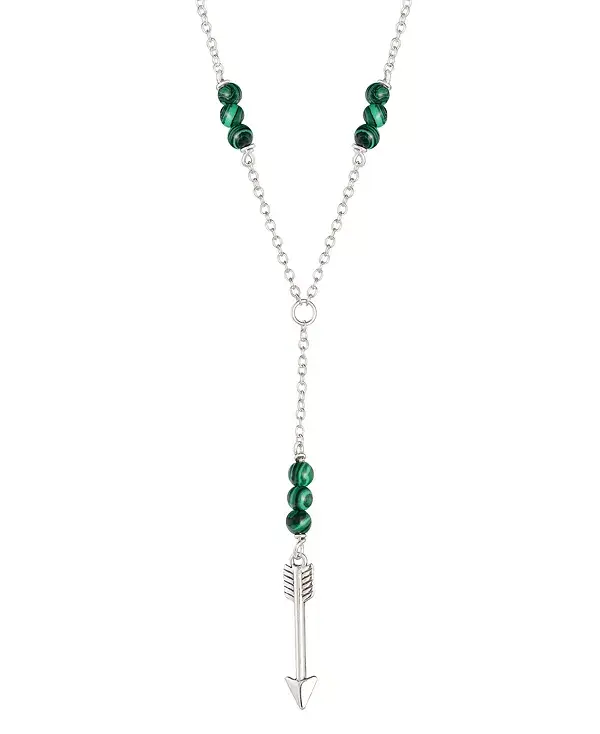 Ожерелье-Лариат из малахита, стерлинговое серебро, 18 дюймов Macy'S, turquoise
Ожерелье-Лариат из малахита, стерлинговое серебро, 18 дюймов Macy'S, turquoise