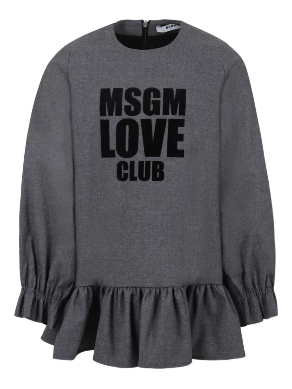Детское платье с логотипом MSGM Kids и оборками
Детское платье с логотипом MSGM Kids и оборками