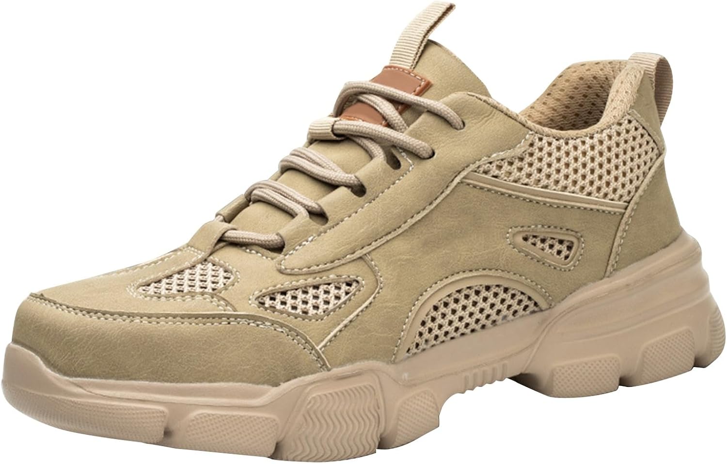 Сетчатые обувь с металлическим носком для мужчин и женщин, защитная обувь, легкие кроссовки, неубиваемая обувь для стройки Generic, бежевый
Сетчатые обувь с металлическим носком для мужчин и женщин, защитная обувь, легкие кроссовки, неубиваемая обувь для стройки Generic, бежевый