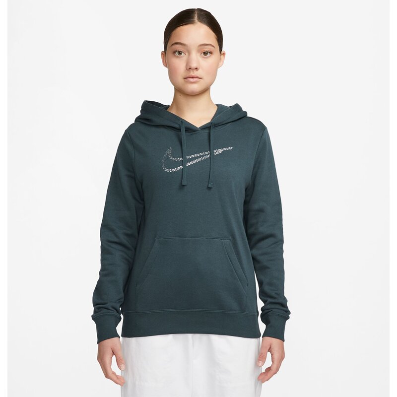 Hooded sweatshirt w nsw pe clb flc shine os po Nike, цвет deep jungle
Hooded sweatshirt w nsw pe clb flc shine os po Nike, цвет deep jungle