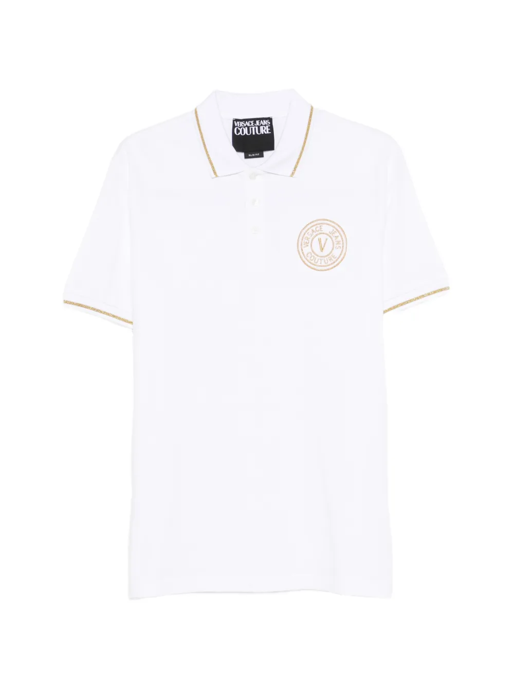 Поло с принтом логотипа Versace Jeans Couture, белый
Поло с принтом логотипа Versace Jeans Couture, белый