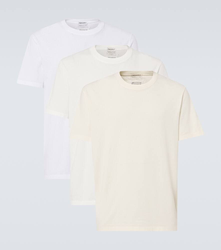 Набор из 3 футболок из хлопкового джерси Maison Margiela, Shades Of White Recut
Набор из 3 футболок из хлопкового джерси Maison Margiela, Shades Of White Recut