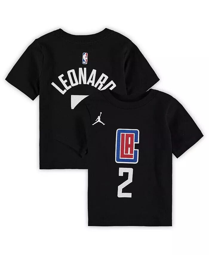 Черная футболка LA Clippers Statement Edition для мальчиков и девочек Kawhi Leonard с именем и номером Jordan
Черная футболка LA Clippers Statement Edition для мальчиков и девочек Kawhi Leonard с именем и номером Jordan