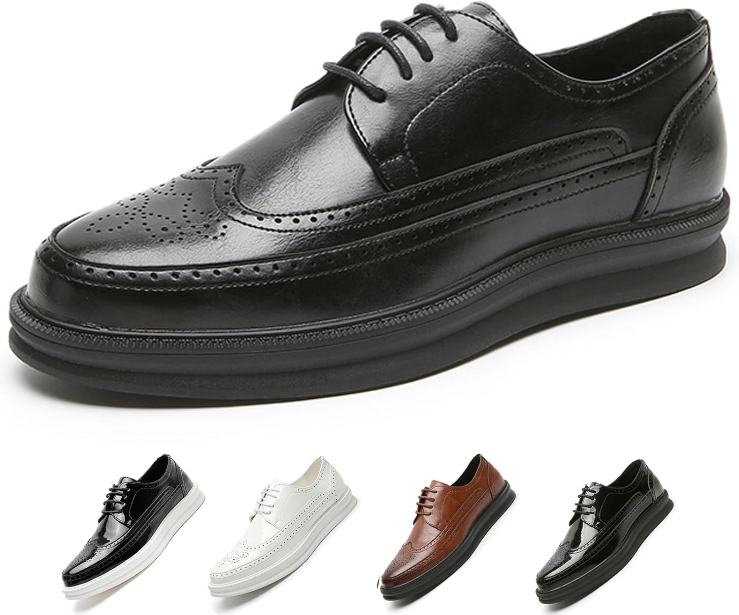 Мужские повседневные кроссовки с перфорацией Вингтип, ортопедические классические кожаные туфли, модные платформенные оксфорды с перфорацией Вингтип для мужчин Synthesis, черный
Мужские повседневные кроссовки с перфорацией Вингтип, ортопедические классические кожаные туфли, модные платформенные оксфорды с перфорацией Вингтип для мужчин Synthesis, черный