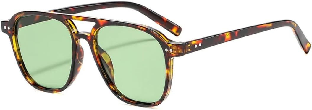 Ретро-солнцезащитные очки с двойной перемычкой и заклепками для женщин, роскошные мужские очки для активного отдыха, велоспорта, защита от УФ-излучения UV400 TVTBBVV, Leopard Green
Ретро-солнцезащитные очки с двойной перемычкой и заклепками для женщин, роскошные мужские очки для активного отдыха, велоспорта, защита от УФ-излучения UV400 TVTBBVV, Leopard Green