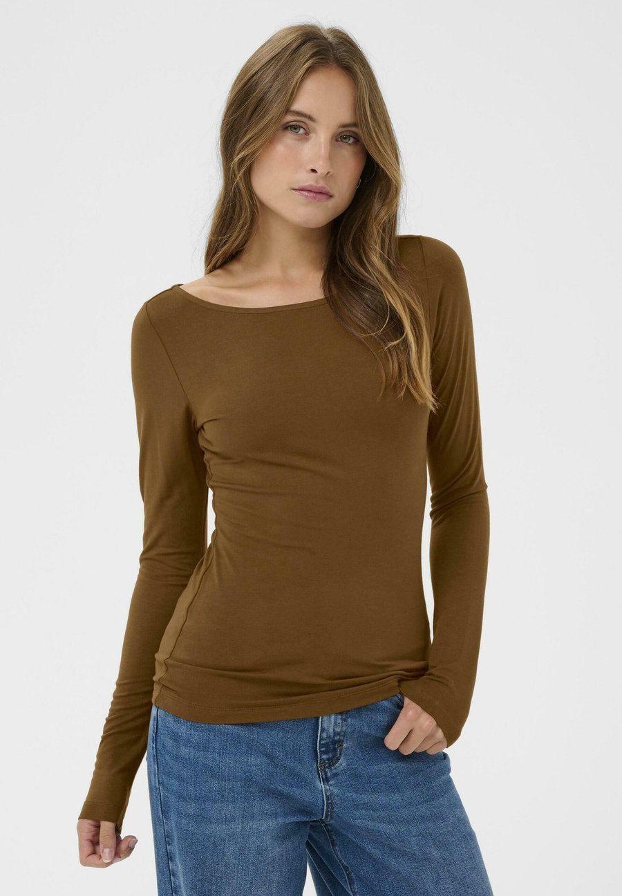 Топ Kaffe KAYOKO LS BOATNECK T-SHIRT, Toffee/Brown
Топ Kaffe KAYOKO LS BOATNECK T-SHIRT, Toffee/Brown
