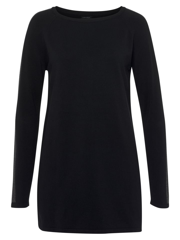 Laura Scott Длинный свитер черного цвета
Laura Scott Длинный свитер черного цвета