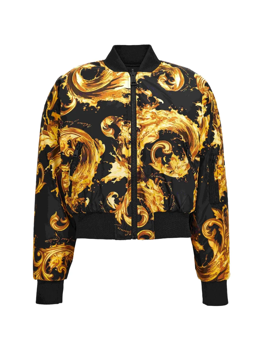 Бомбер с принтом Watercolor Couture Versace Jeans Couture, черный
Бомбер с принтом Watercolor Couture Versace Jeans Couture, черный