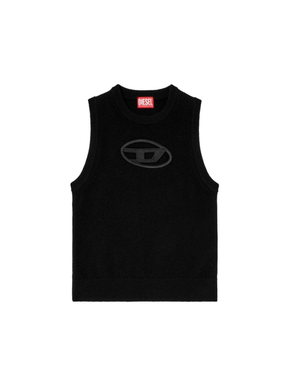 Топ вязаный из М-аргарина Diesel, черный
Топ вязаный из М-аргарина Diesel, черный