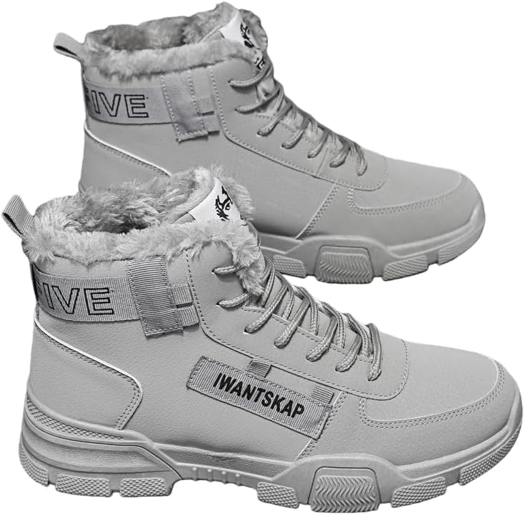 Мужские модные кроссовки Hhhchpm - повседневные и стильные, с толстой подошвой для увеличения роста, нескользящие и прочные, теплые ботинки для зимы, серый
Мужские модные кроссовки Hhhchpm - повседневные и стильные, с толстой подошвой для увеличения роста, нескользящие и прочные, теплые ботинки для зимы, серый