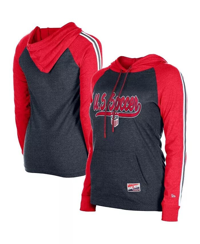 Женский темно-синий пуловер с капюшоном USWNT Throwback 5Th & Ocean, синий
Женский темно-синий пуловер с капюшоном USWNT Throwback 5Th & Ocean, синий