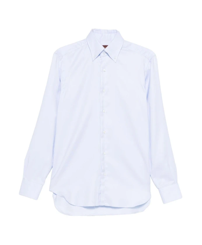 Светло-Голубая хлопковая рубашка с пуговицами Barba, синий
Светло-Голубая хлопковая рубашка с пуговицами Barba, синий