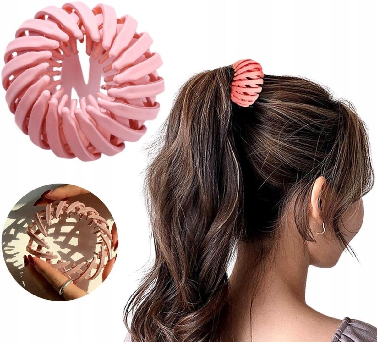 Эдибаззар, эластичная пряжка-заколка для волос, хвостик из волос «Птичье гнездо» Edibazzar
Эдибаззар, эластичная пряжка-заколка для волос, хвостик из волос «Птичье гнездо» Edibazzar