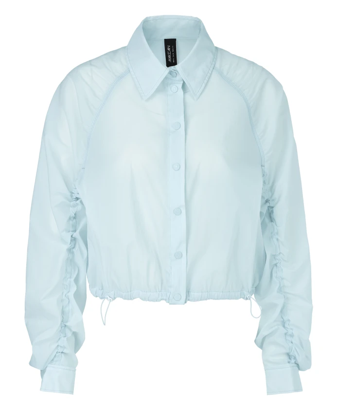 Блузка со сборками на рукавах Marc Cain, синий
Блузка со сборками на рукавах Marc Cain, синий