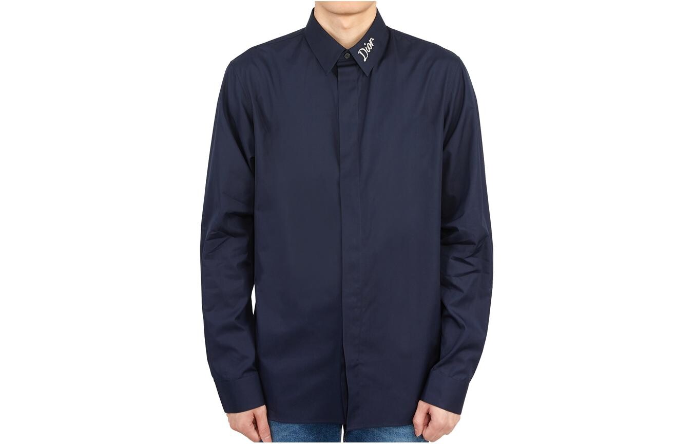 Рубашка мужская Dior, темно-синий 
Рубашка мужская Dior, темно-синий