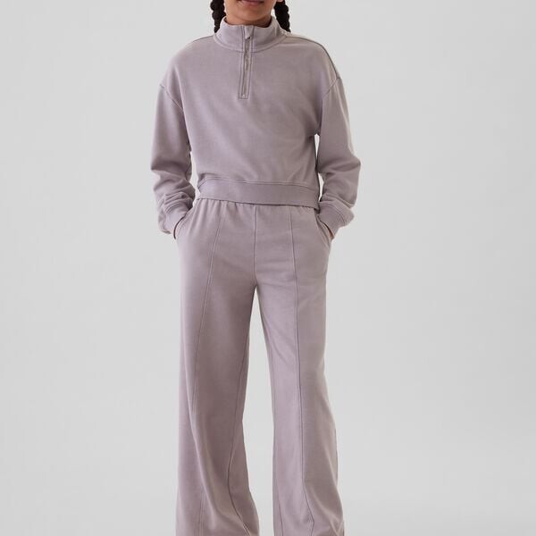 Укороченная толстовка с застежкой-молнией на половину длины Gap, фиолетовый
Укороченная толстовка с застежкой-молнией на половину длины Gap, фиолетовый