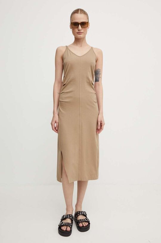 Хлопковое платье G-Star Raw, коричневый
Хлопковое платье G-Star Raw, коричневый