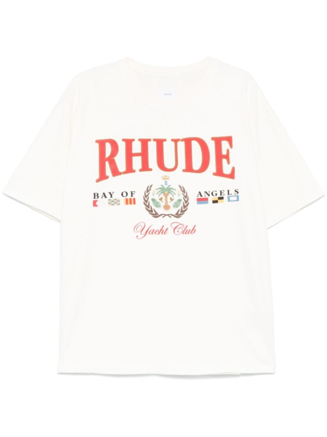 RHUDE футболка с графичным принтом, белый
RHUDE футболка с графичным принтом, белый