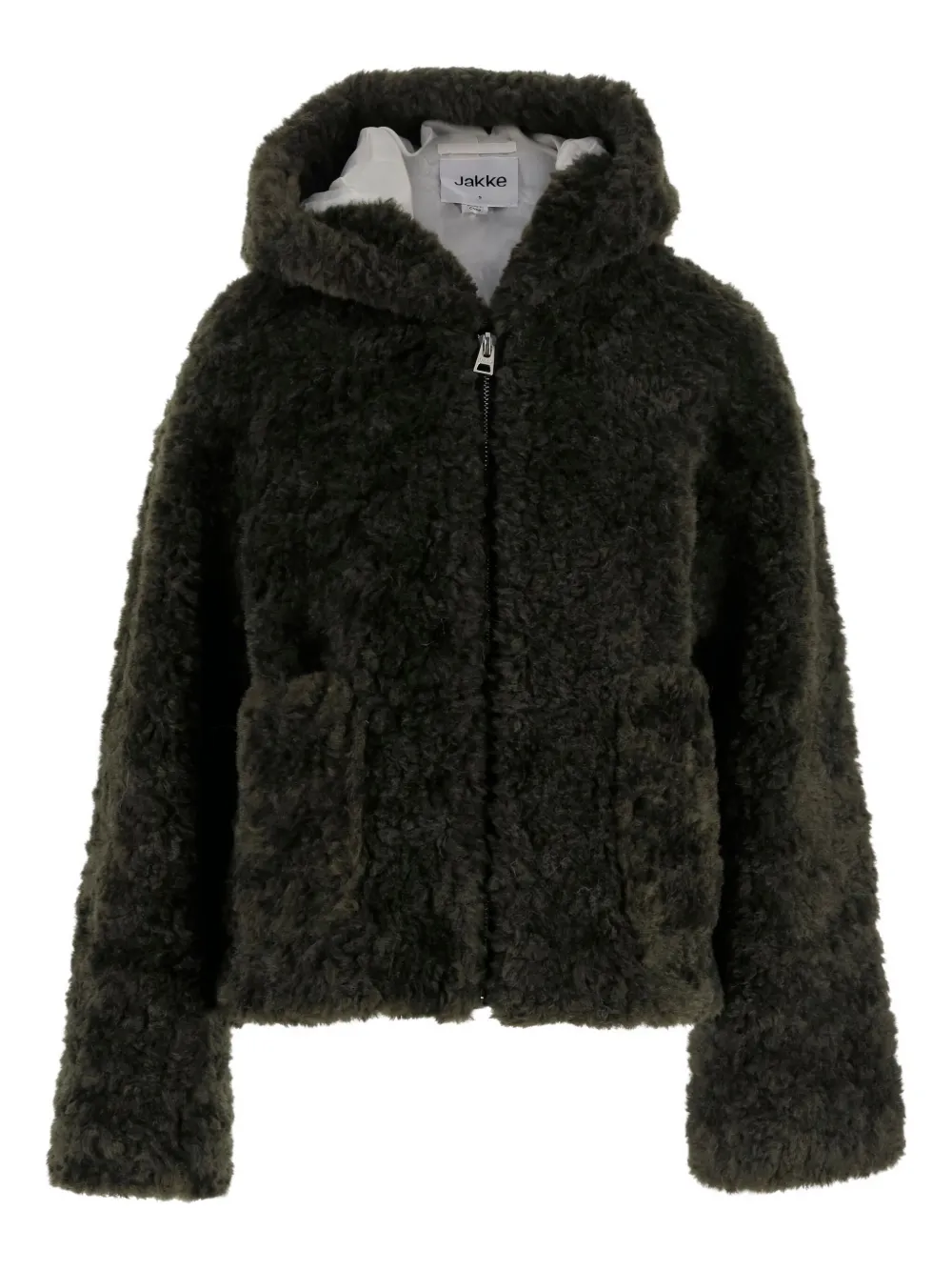 Пальто с капюшоном и длинными рукавами Jakke, зеленый 
Пальто с капюшоном и длинными рукавами Jakke, зеленый