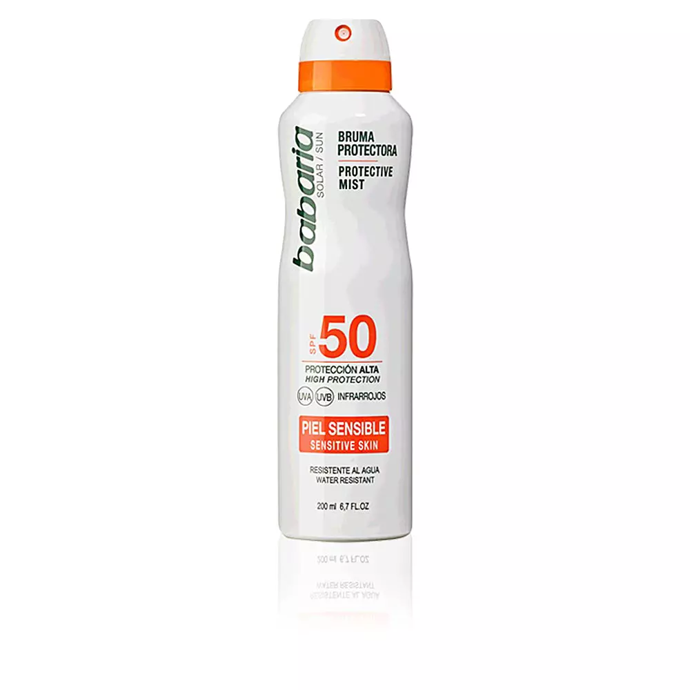 Солнцезащитный крем Solar Pieles Sensibles Bruma Protectora Spf50 Babaria, 200 мл
Солнцезащитный крем Solar Pieles Sensibles Bruma Protectora Spf50 Babaria, 200 мл