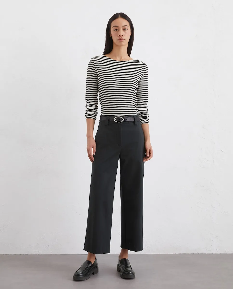 Женские широкие брюки из интерлок-ткании, эластичная смесь органического хлопка MARC O'POLO, черный
Женские широкие брюки из интерлок-ткании, эластичная смесь органического хлопка MARC O'POLO, черный