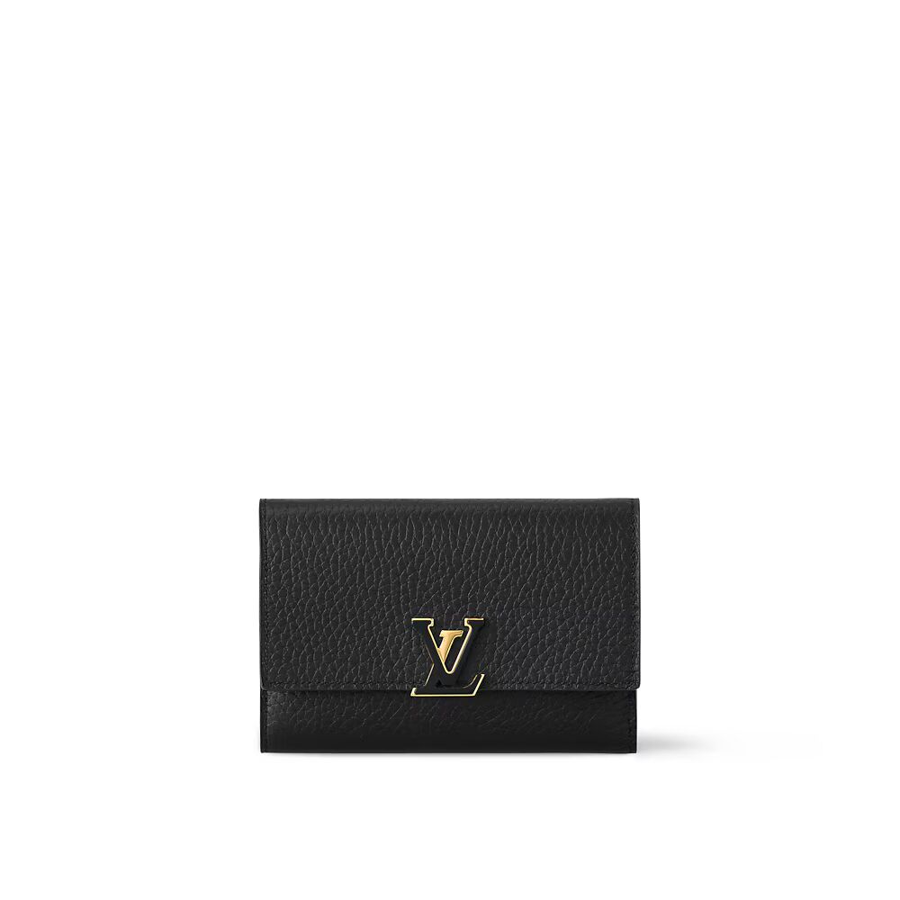 Компактный кошелек Capucines Louis Vuitton, черный
Компактный кошелек Capucines Louis Vuitton, черный