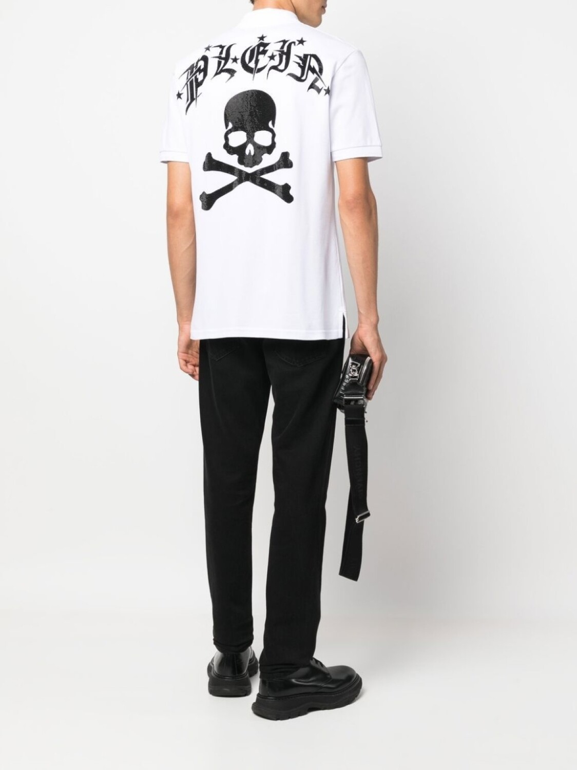 Philipp Plein рубашка поло с логотипом, белый
Philipp Plein рубашка поло с логотипом, белый