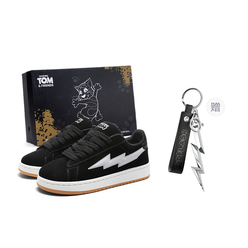 TALKING TOM Молния возмездия шторм противоскользящие и износостойкие легкие низкие кеды для скейтбординга унисекс черные с брелоком, цвет Black (Comes with Keychain)
TALKING TOM Молния возмездия шторм противоскользящие и износостойкие легкие низкие кеды для скейтбординга унисекс черные с брелоком, цвет Black (Comes with Keychain)