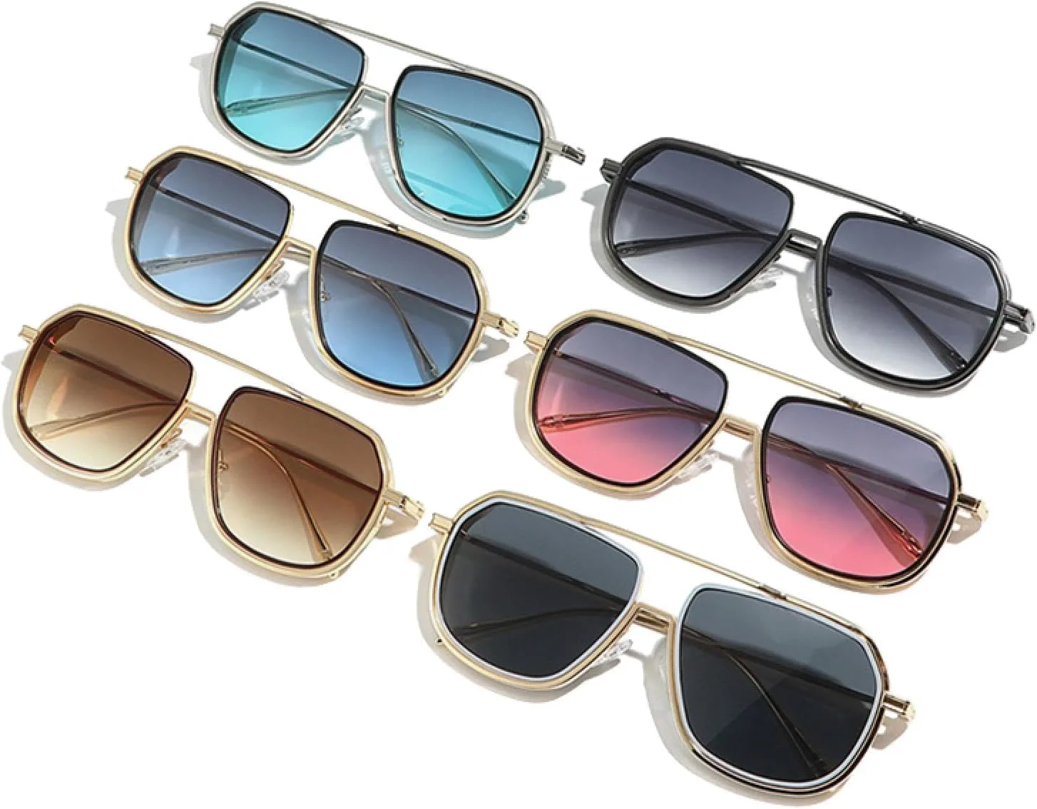 Ретро металлические мужские солнцезащитные очки, модные градиентные очки с защитой от УФ-излучения UV400, женские панк-солнцезащитные очки TKKTLLT, Golden Gray Pink
Ретро металлические мужские солнцезащитные очки, модные градиентные очки с защитой от УФ-излучения UV400, женские панк-солнцезащитные очки TKKTLLT, Golden Gray Pink