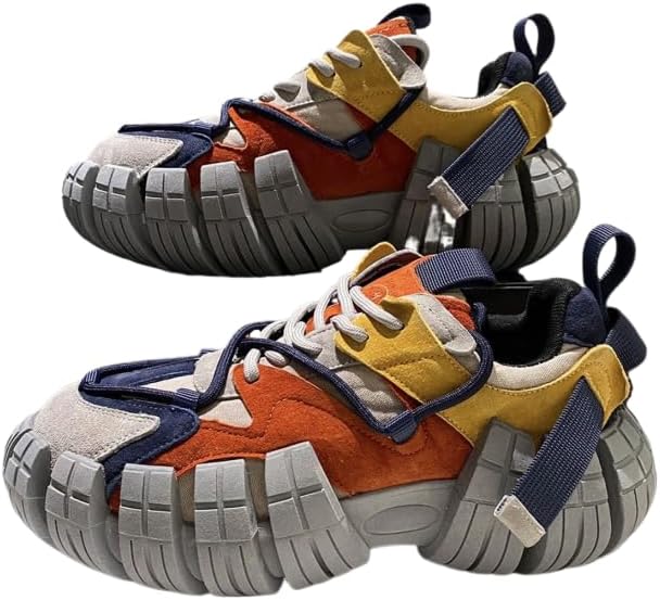 Мужские кроссовки на платформе с цветными блоками, удобные и стильные, для прогулок на улице, бега и кемпинга, на все сезоны, шнуровка Hhhchpm, оранжевый
Мужские кроссовки на платформе с цветными блоками, удобные и стильные, для прогулок на улице, бега и кемпинга, на все сезоны, шнуровка Hhhchpm, оранжевый