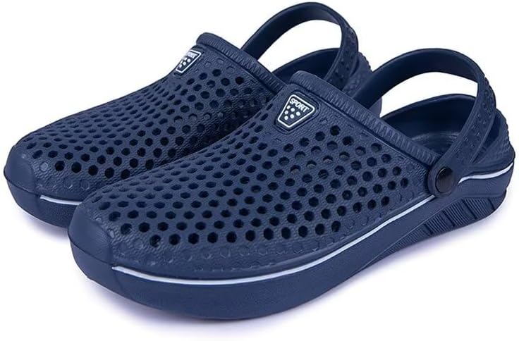 Мужские и женские модные нескользящие широкие шлепанцы для летней прогулки, пляжа, спорта и ванной Zonkacen, темно-синий
Мужские и женские модные нескользящие широкие шлепанцы для летней прогулки, пляжа, спорта и ванной Zonkacen, темно-синий