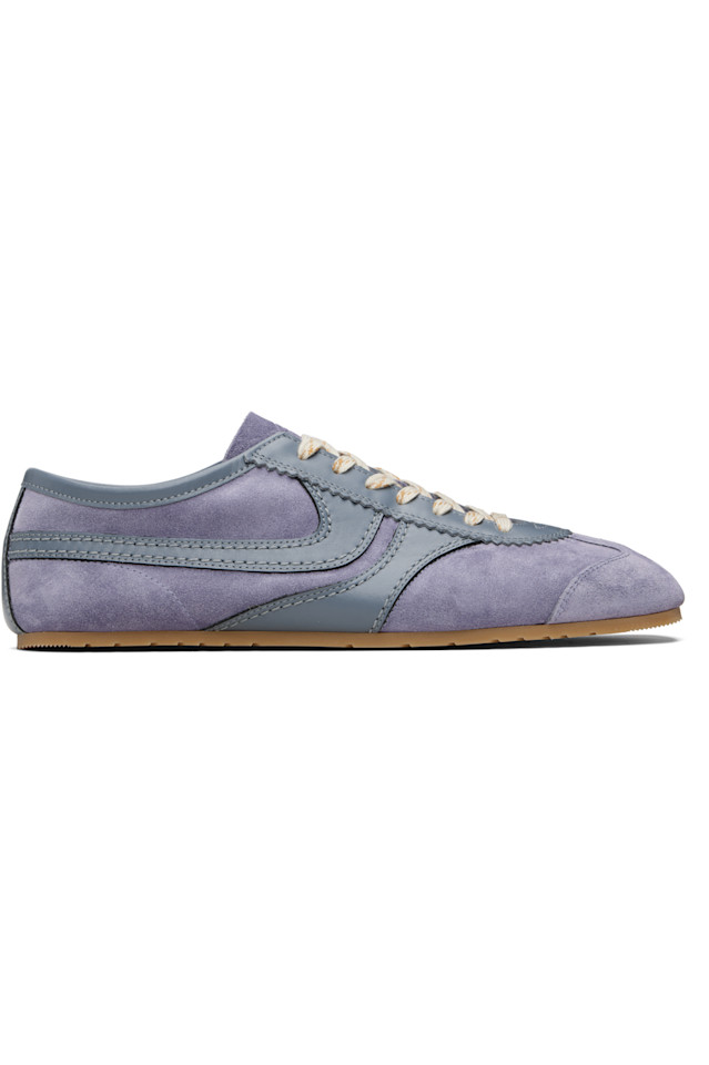 Dries Van Noten Фиолетовые замшевые кроссовки
Dries Van Noten Фиолетовые замшевые кроссовки